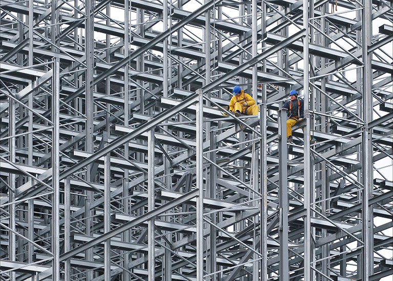 Baustelle Logistkzentrum Moritz J. Weig GmbH & Co. KG in Mayen.