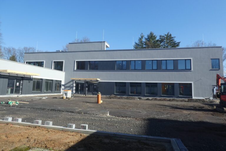 Erweiterung Gesamtschule Dellbrücker Mauspfad - Baustelle.