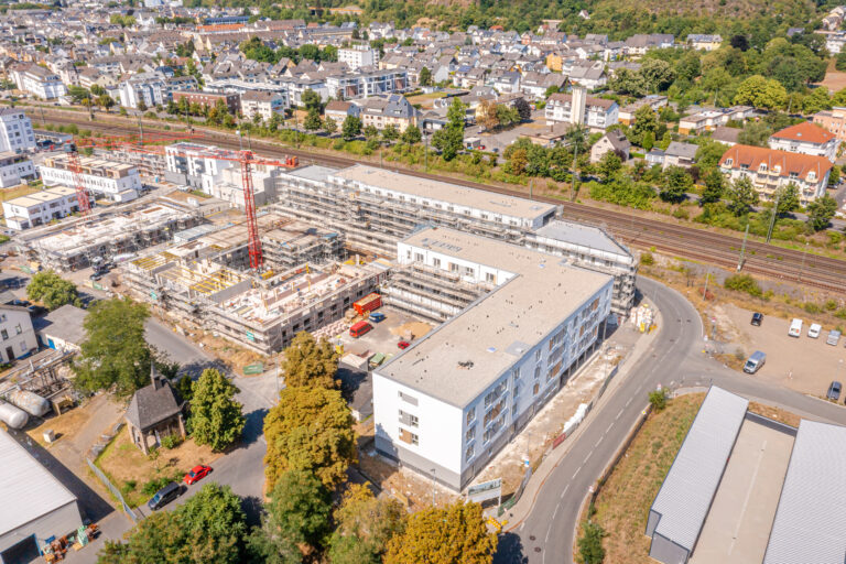 Rheinquartier Lahnstein - Luftbild.