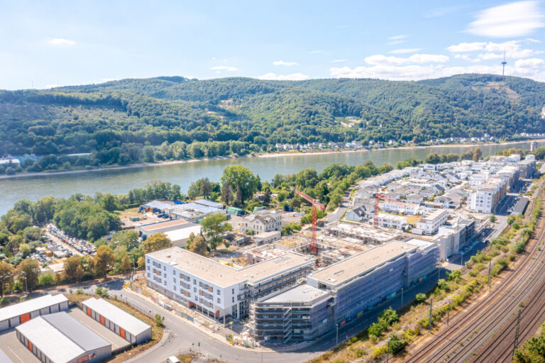 Rheinquartier Lahnstein - Luftbild.
