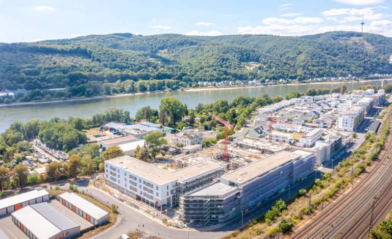 Rheinquartier Lahnstein - Luftbild.