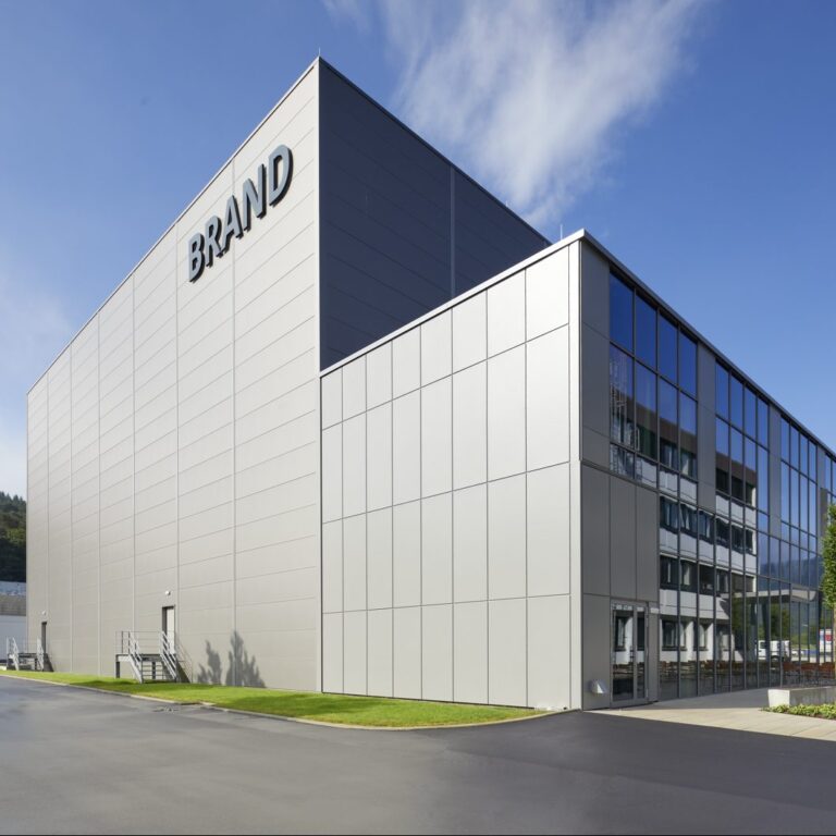 Neubau BRAND Logistik Zentrum in Wertheim.