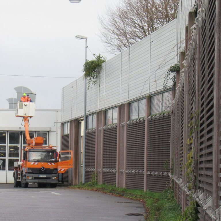Bauwerksprüfung SWB Betriebshof Friesdorf - Lärmschutzwände.