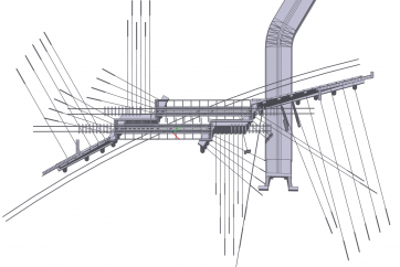 3D-Gesamtmodell Kreuzungsbauwerk Schwerte.