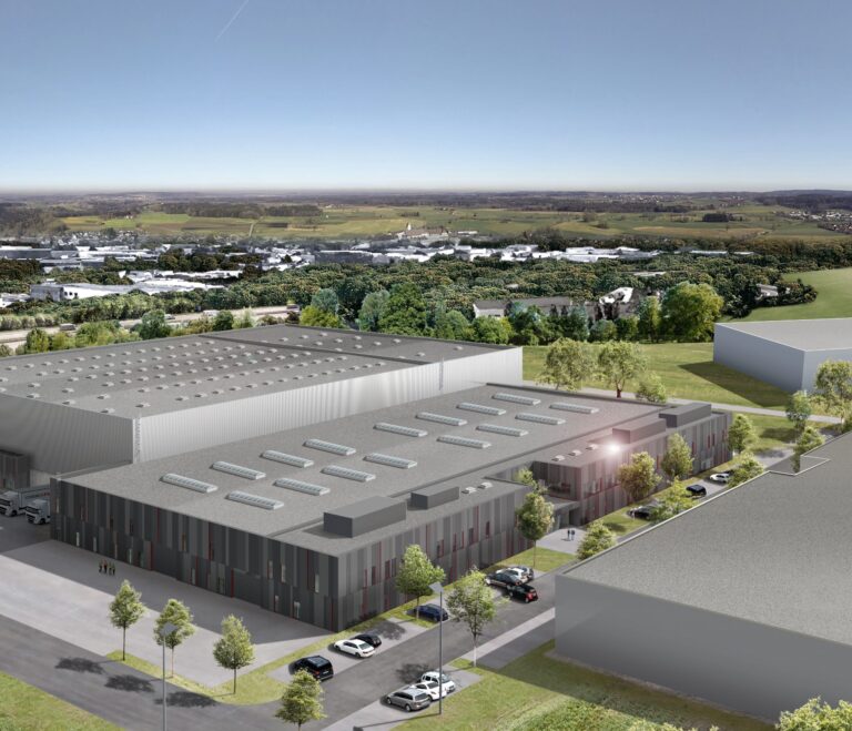Neubau Werkcampus CHEMOFAST in Willich - Visualisierung.