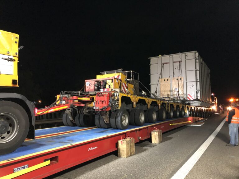 Schwerlasttransport.