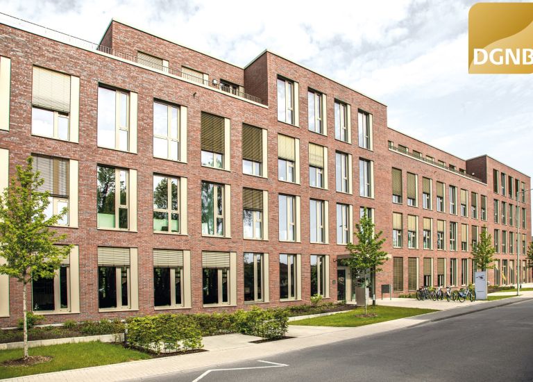 Bürogebäude HZI in Bonn, Röhfeldstraße - DGNB-Zertifikat in Gold.