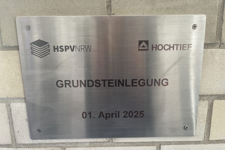 Grundsteinlegung HSPV