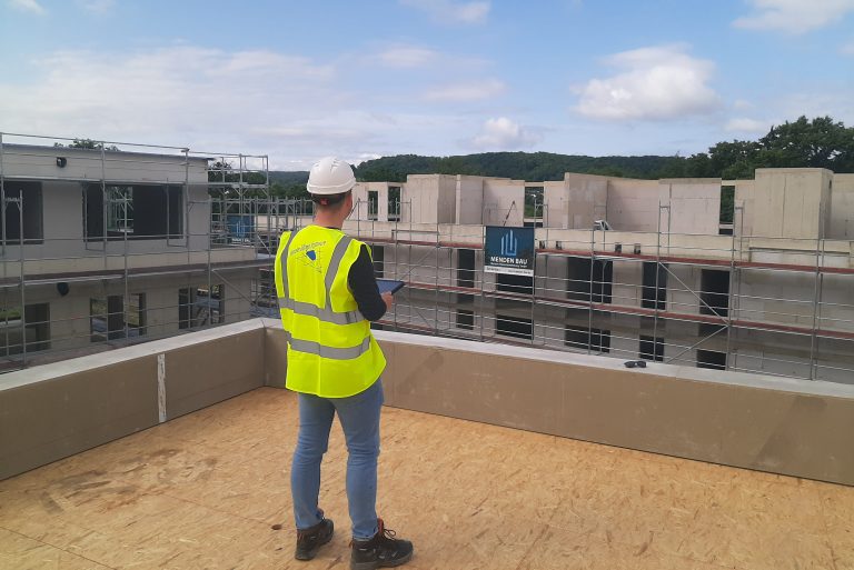 Klinkerhöfe Rhöndorf - HZI auf der Baustelle.
