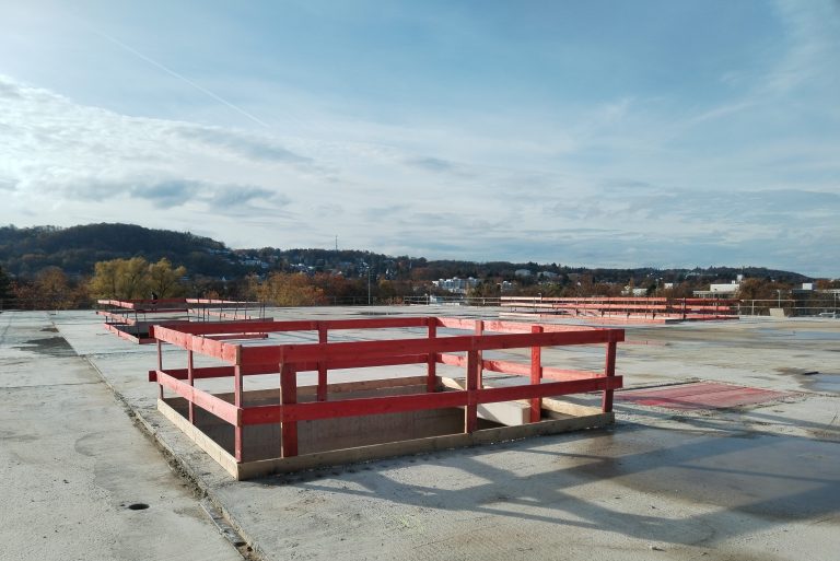 Bechtle AG - Bürogebäude in Bad Godesberg - Baustelle Dach.